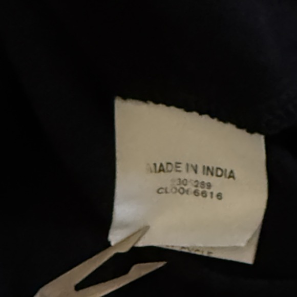 Wayward Fancies eShakti Womens 12 Large Maxi Black Dress Embroidered Rose Modest - Picture 8 of 10